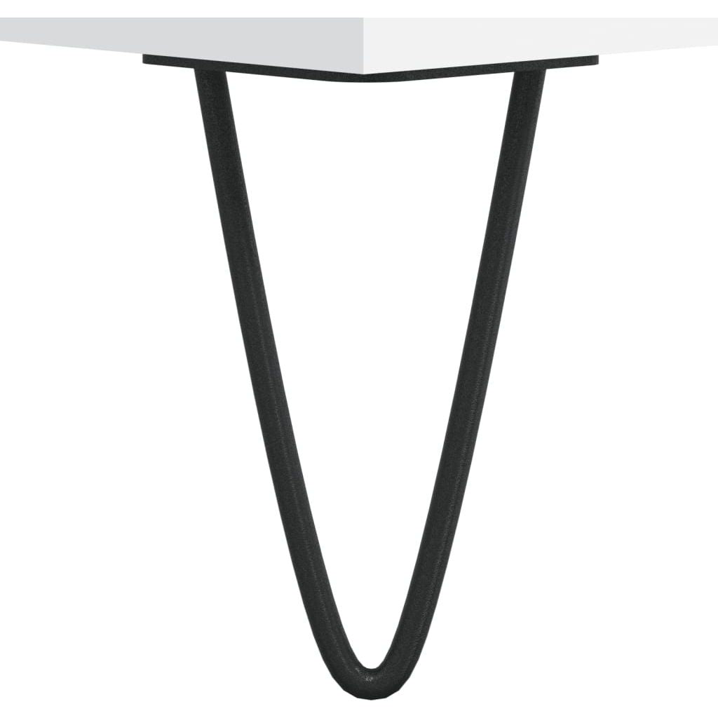 Kavos staliukas, baltas, 102x44,5x50cm, apdirbta mediena