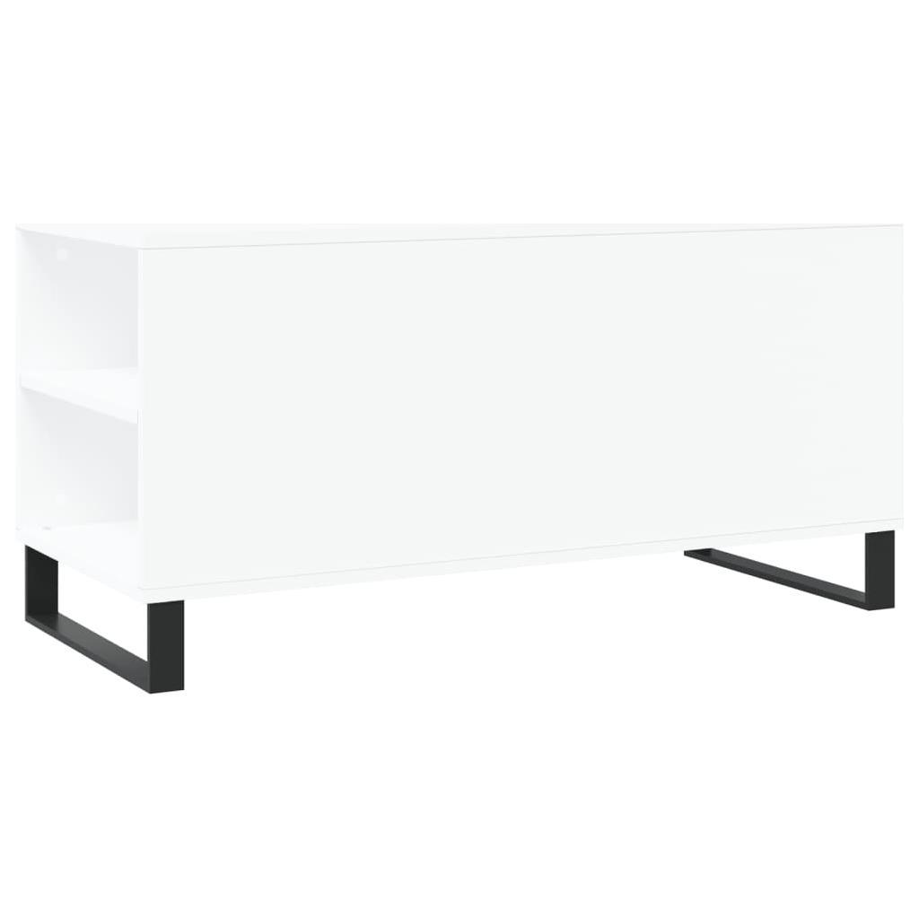 Kavos staliukas, baltas, 102x44,5x50cm, apdirbta mediena