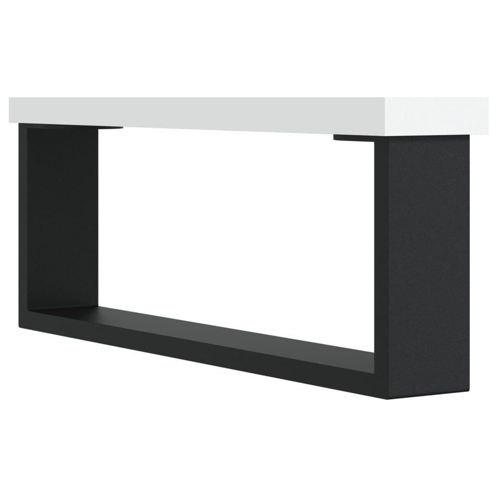 Kavos staliukas, baltas, 102x44,5x50cm, apdirbta mediena