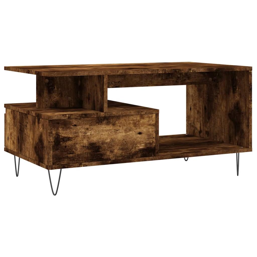 Kavos staliukas, dūminio ąžuolo, 90x49x45cm, apdirbta mediena