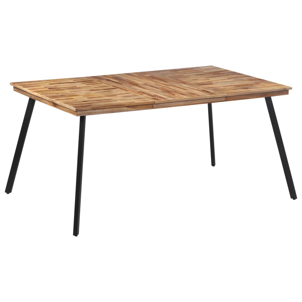 Valgomojo stalas, 169x98,5x76cm, tikmedžio medienos masyvas