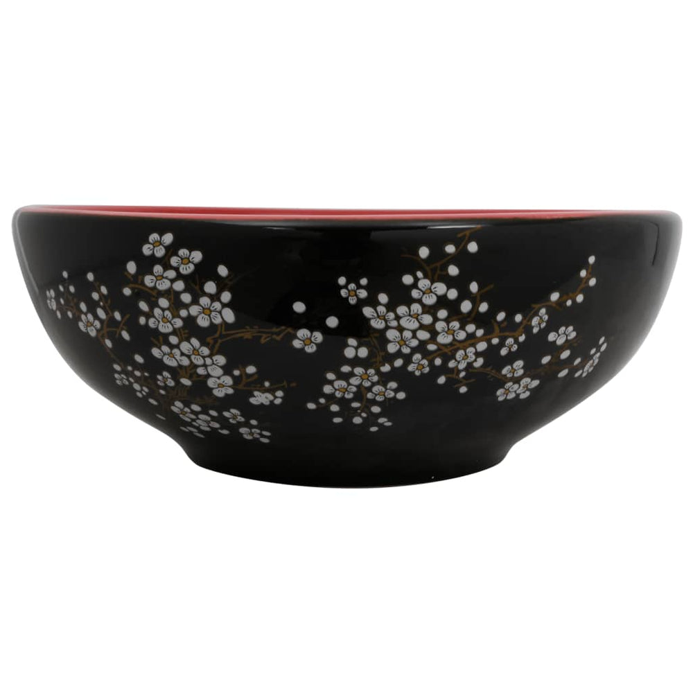 Praustuvas COUNTER, juodas/raudonas, 41 cm.