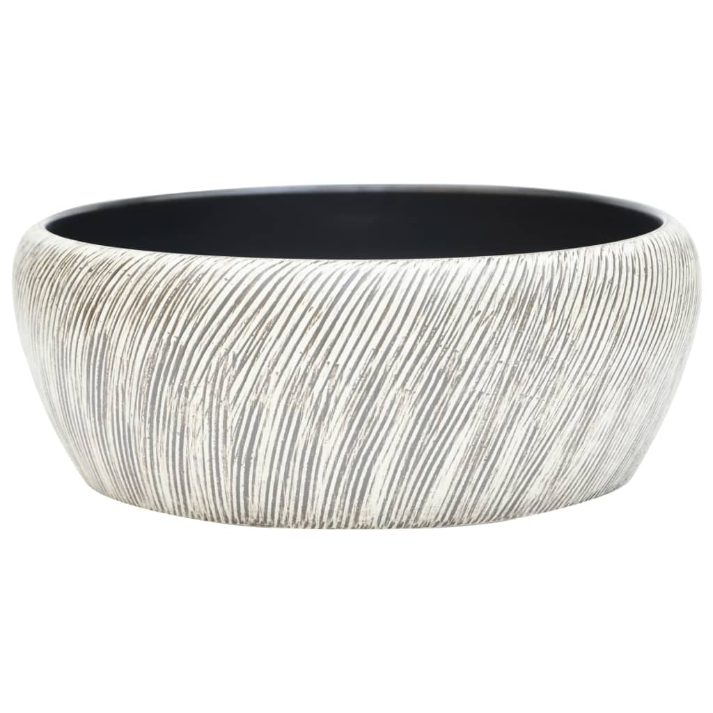 Praustuvas COUNTER, juodas/pilkas, 41 cm.