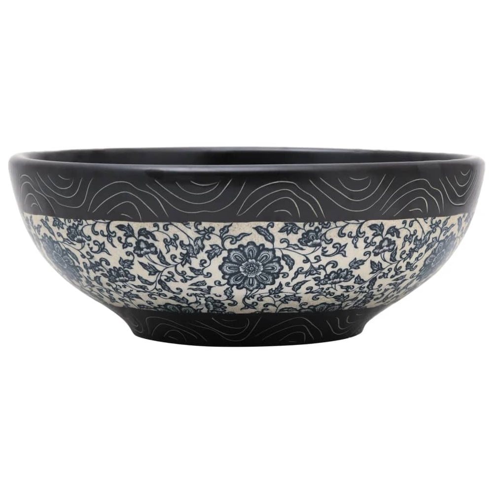 Praustuvas COUNTER, juodas/mėlynas, 41 cm.