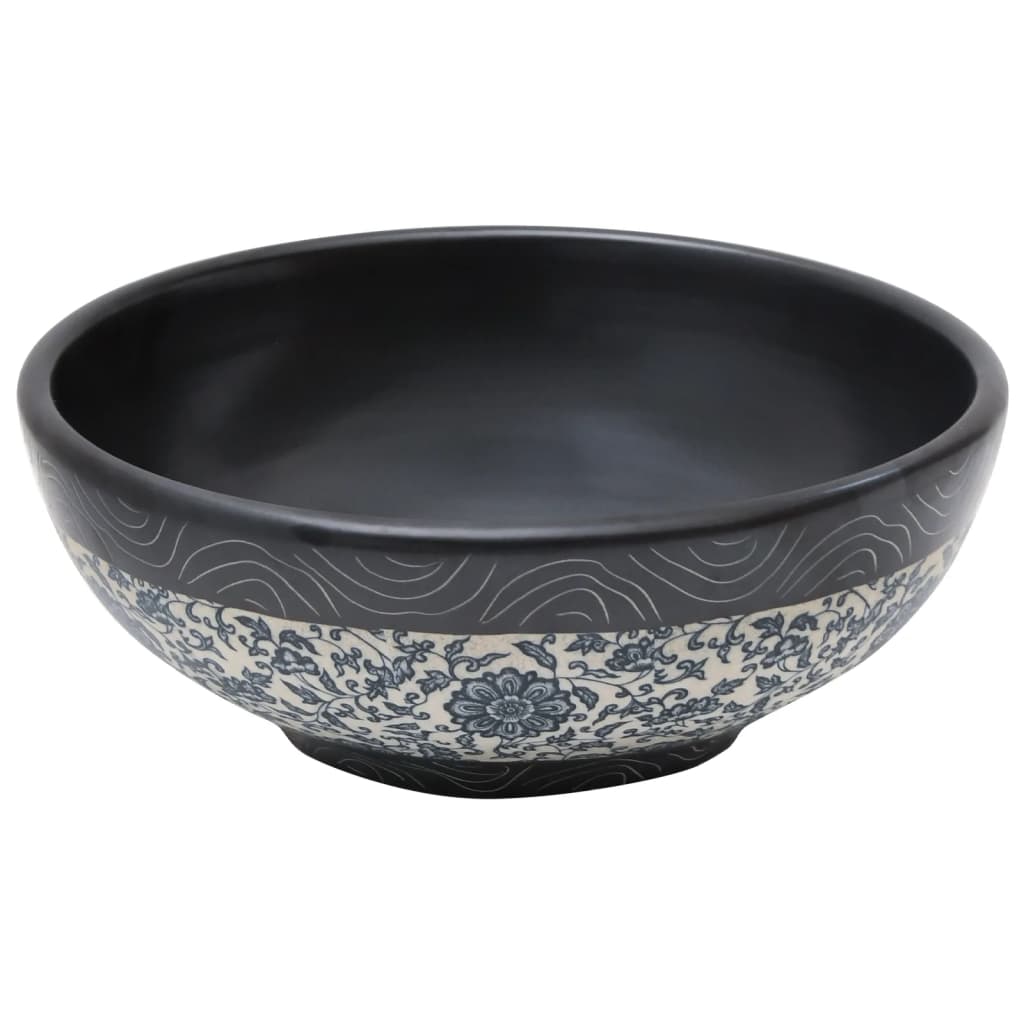 Praustuvas COUNTER, juodas/mėlynas, 41 cm.