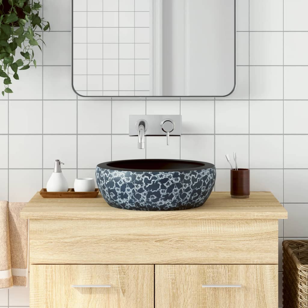 Praustuvas COUNTER, mėlynas/juodas, 41 cm.