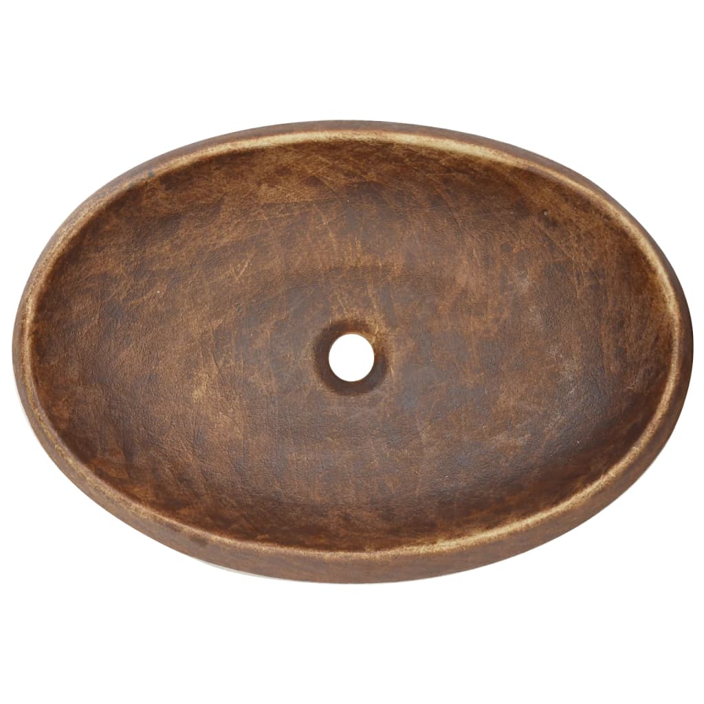 Praustuvas VINTAGE, rudas, 59 cm.