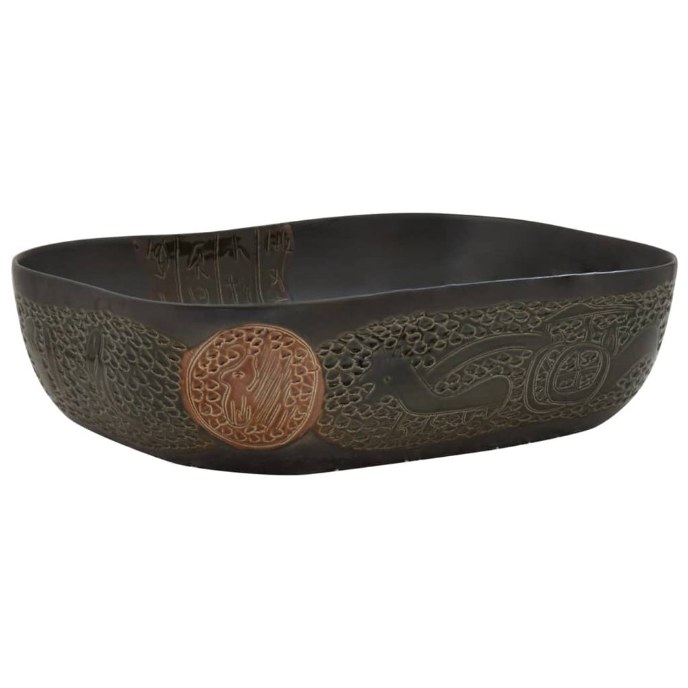Praustuvas SPLENDID, 48cm., juodas