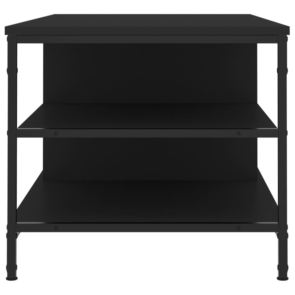 Kavos staliukas, juodos spalvos, 100x50x45cm, apdirbta mediena