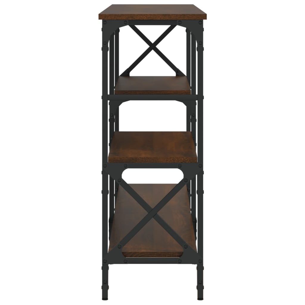 Konsolinis staliukas, rudas ąžuolo, 180x29x76,5cm, mediena