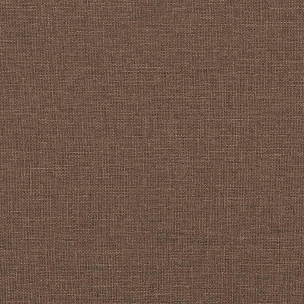 Dvivietė sofa, rudos spalvos, 120cm, audinys