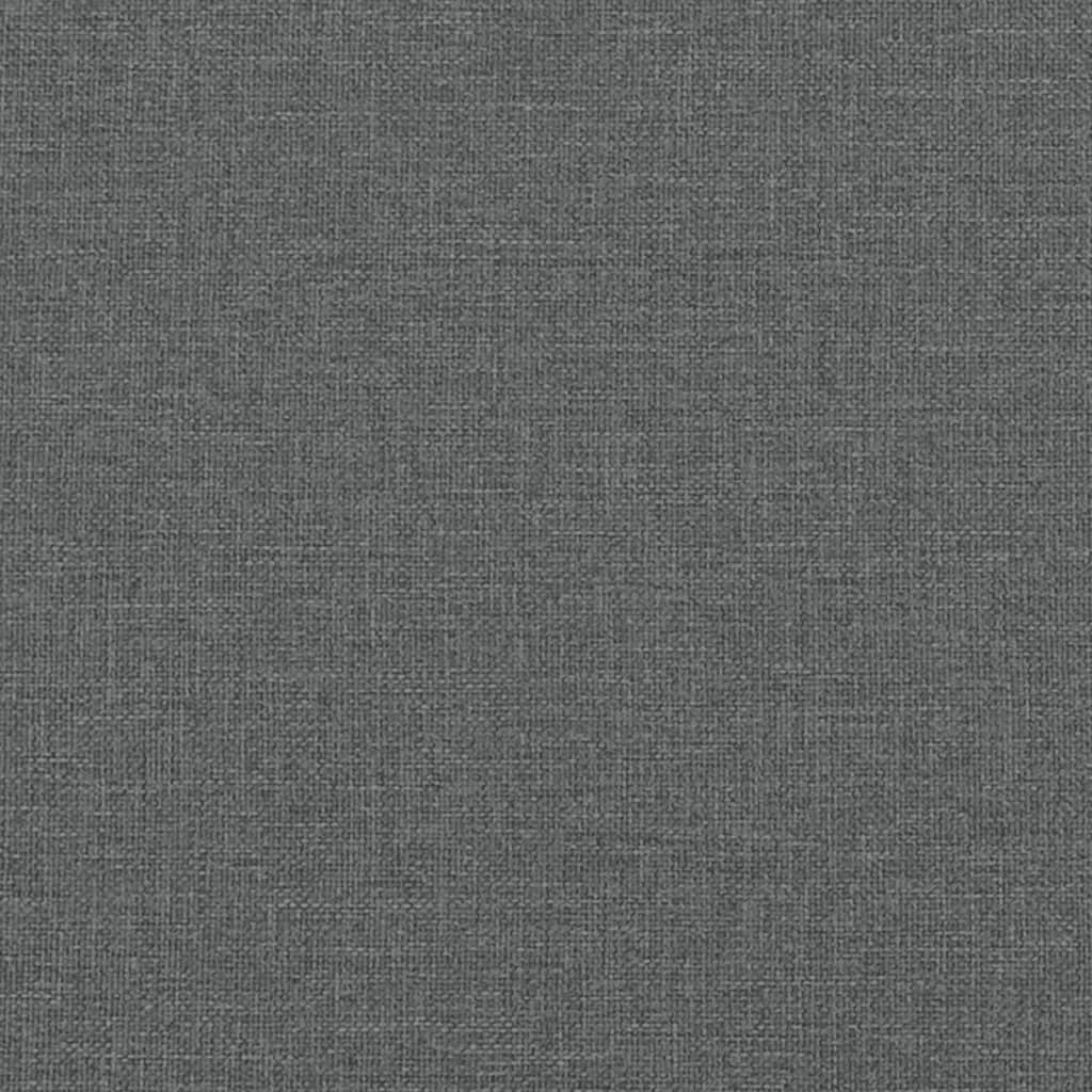 Valgomojo suoliukas, pilkas, 124x32x45cm, plienas ir audinys
