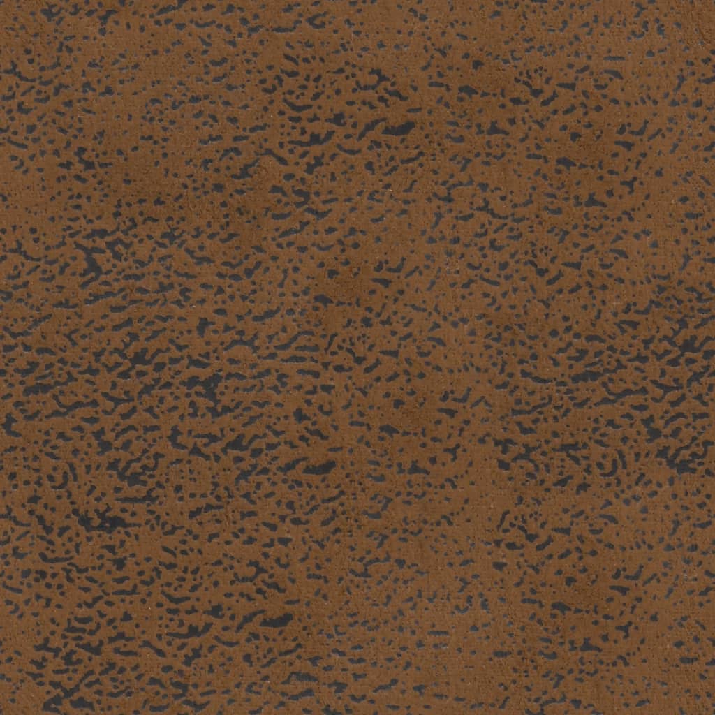 Suoliukas su atlošu, rudas, 119,5x64,5x75cm, dirbtinė oda