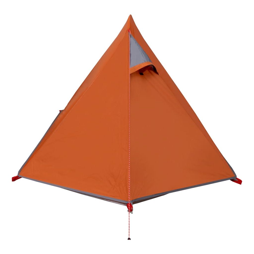 Dvivietė stovyklavimo palapinė, pilka/oranžinė, 267x154x117cm