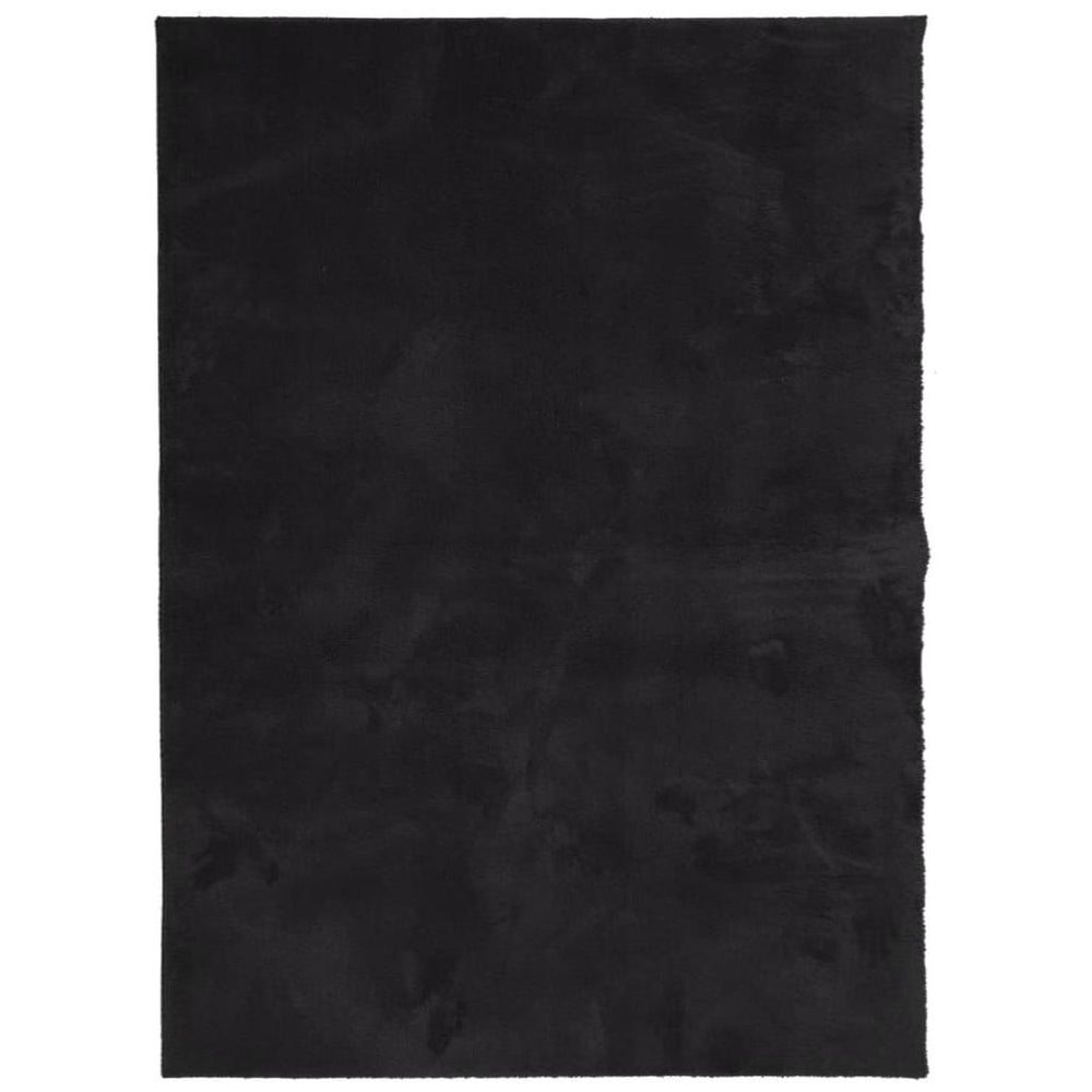 Kilimas HUARTE, juodas, 120x170cm, trumpi šereliai