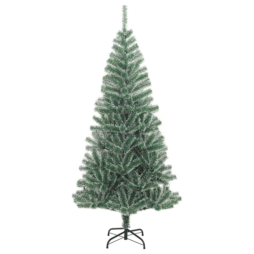 Dirbtinė Kalėdų eglutė su 300 LED/žaisliukais ir sniegu, 240cm