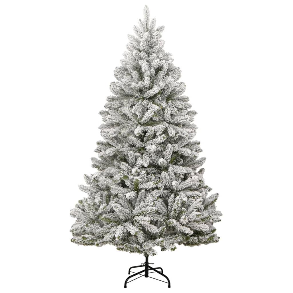 Kalėdų eglutė su šarnyrinėmis šakomis/LED/žaisliukais, 270cm