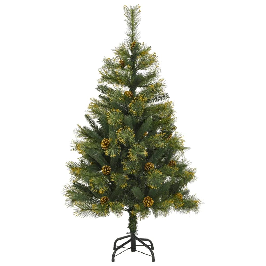 Kalėdų eglutė su šarnyrinėmis šakomis/LED/žaisliukais, 150cm
