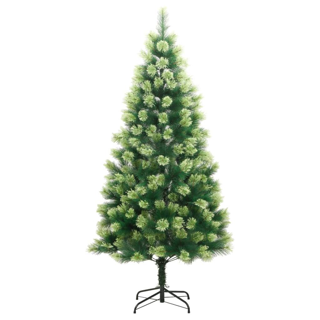 Kalėdų eglutė su šarnyrinėmis šakomis/LED/žaisliukais, 150cm