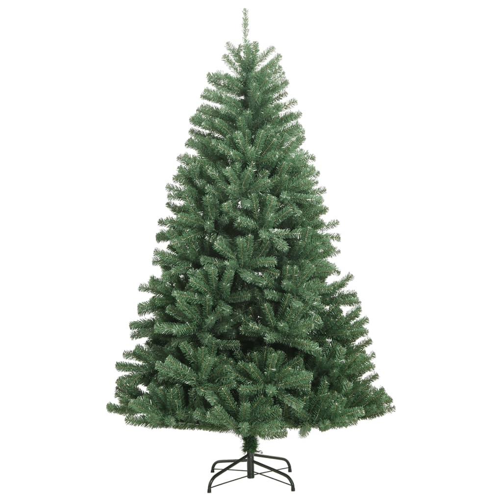 Kalėdų eglutė su šarnyrinėmis šakomis/LED/žaisliukais, 180cm