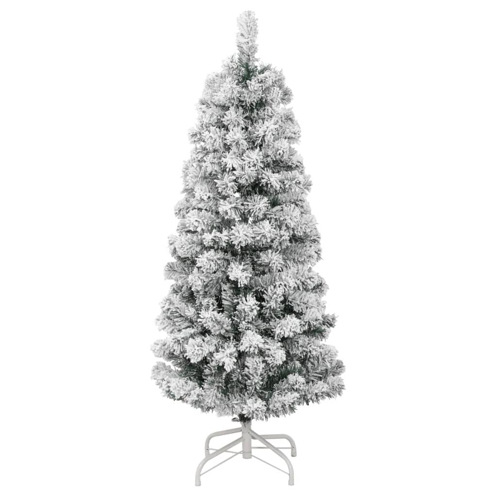 Kalėdų eglutė su šarnyrinėmis šakomis/LED/žaisliukais, 150cm