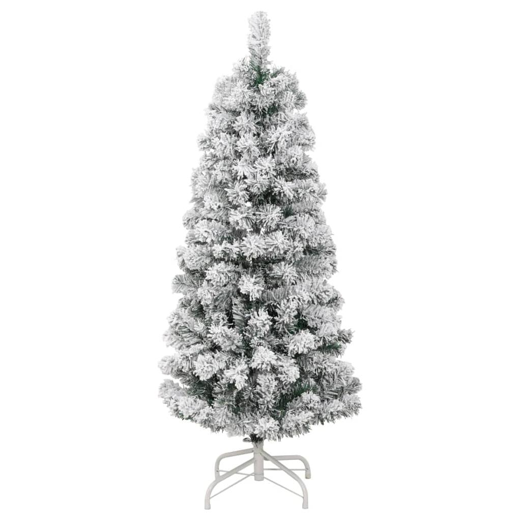 Kalėdų eglutė su šarnyrinėmis šakomis/LED/žaisliukais, 150cm