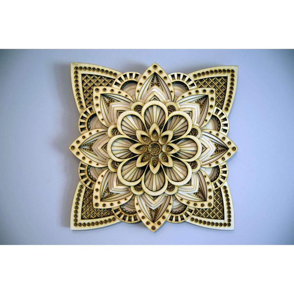 Multilayer Mandala Flower - 38x38 Centimeters