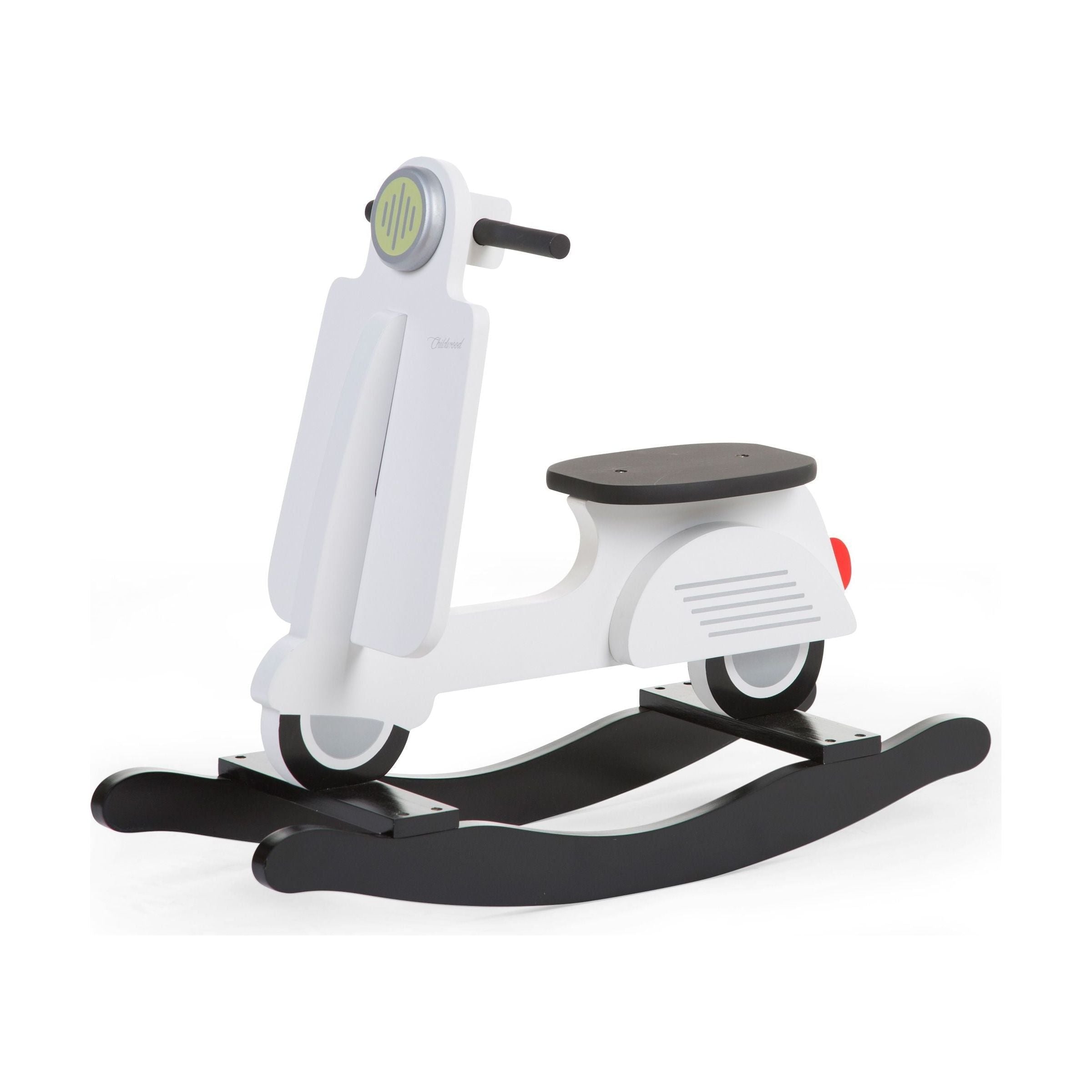 Medinis Supamas Motoroleris, Balta Spalva