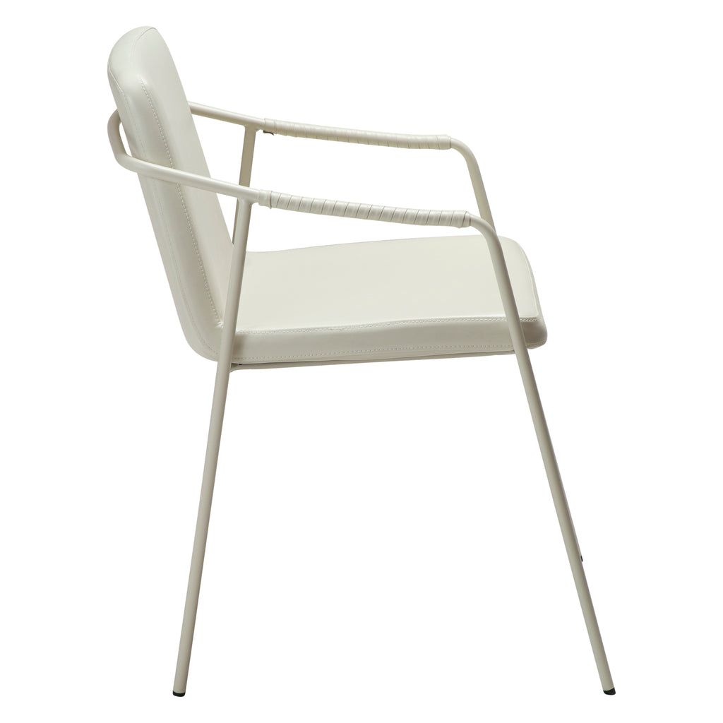BOTO kėdė, fotelis, balta spalva