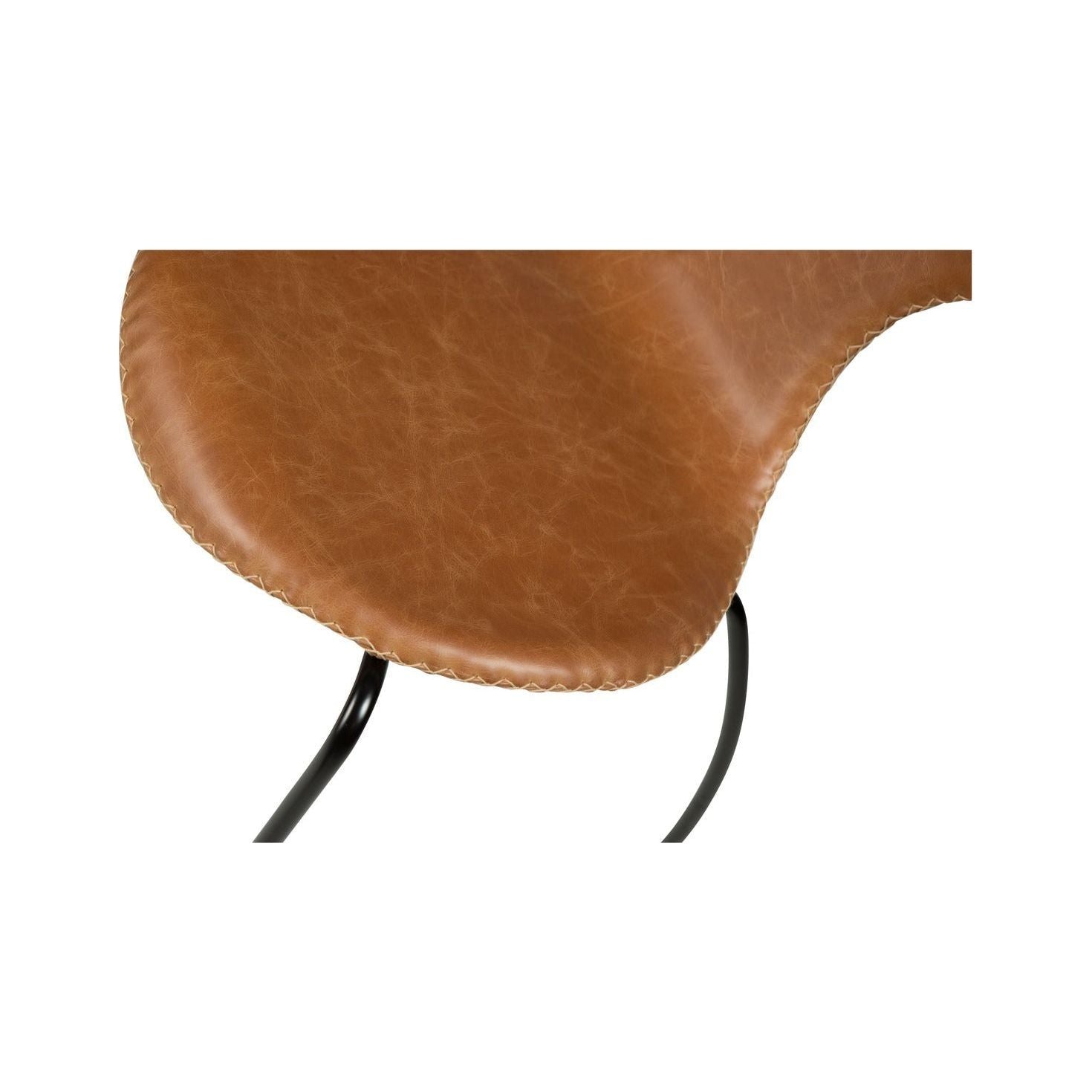 DOLPHIN kėdė, ruda spalva, juodos kojos