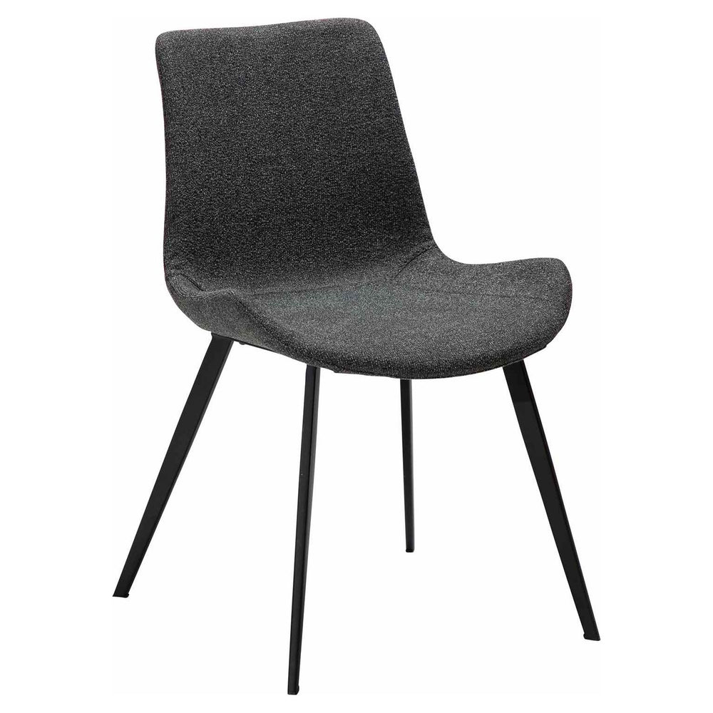 HYPE kėdė, pilka spalva, juodos kojos