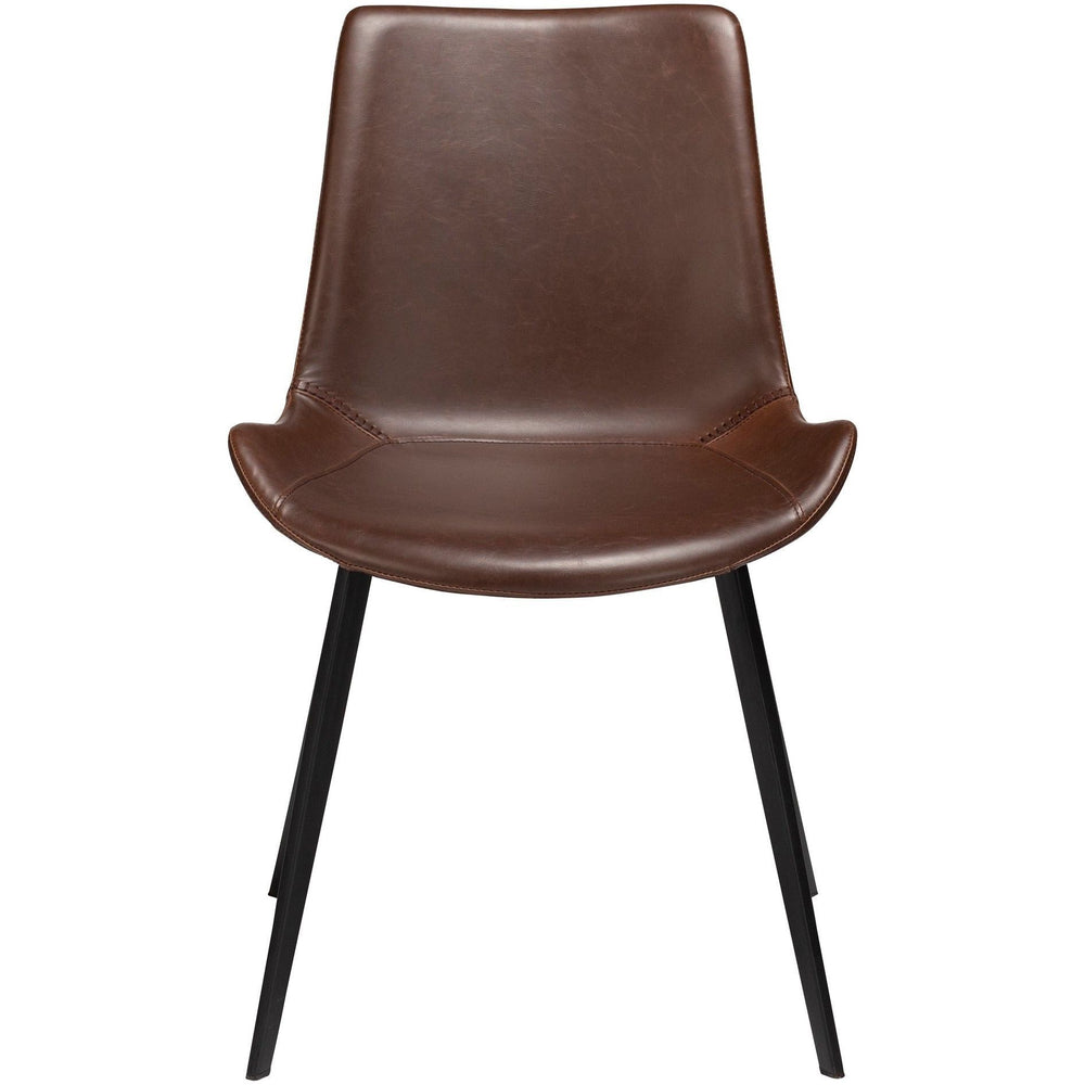 HYPE kėdė, ruda spalva, juodos kojos