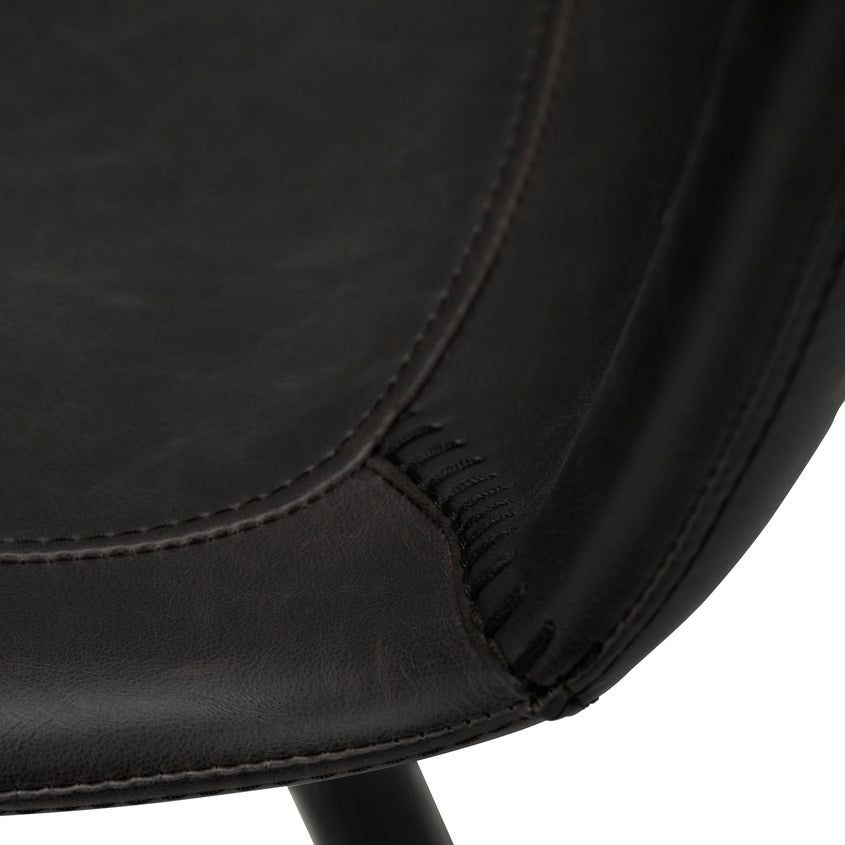MEDUSA kėdė, juoda spalva, juodos kojos