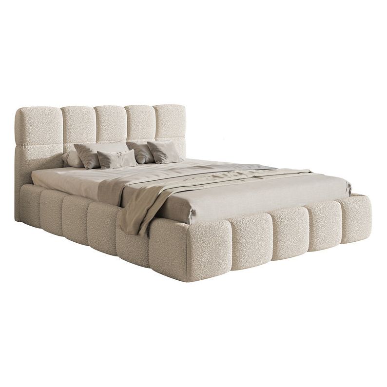 Lova CLOUD, smėlinė spalva, boucle medžiaga
